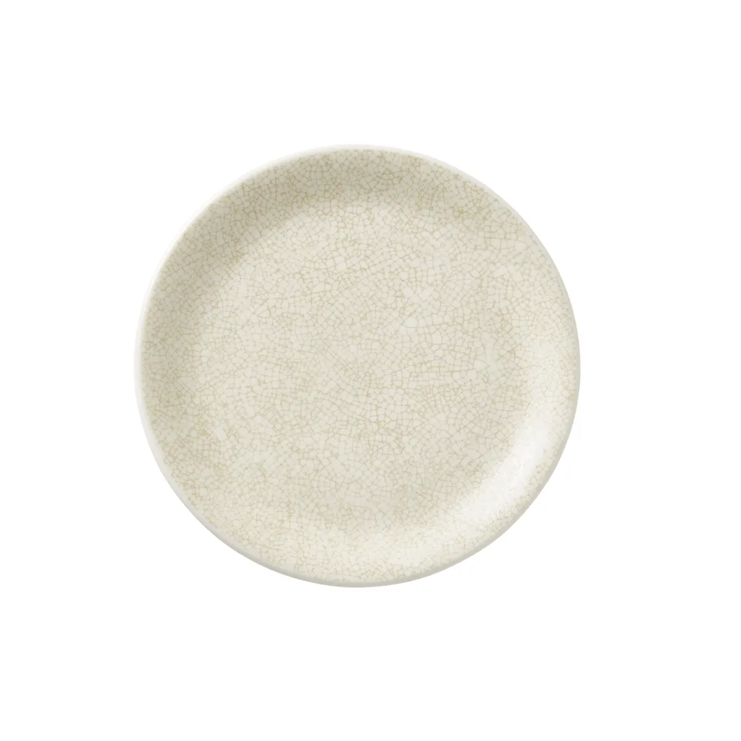 Steelite 17680567 Plate 8" X 0.65" Round Coupe Rim Ceramic Taupe Oven Safe To 530°F - 1 Dozen