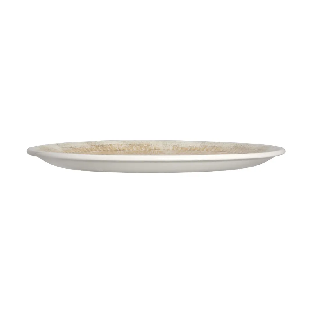 Steelite 17710544 Coupe Plate – 11" Petra Dune Round China, 24 oz, Vitrified, Coupe Rim - 1 Dozen