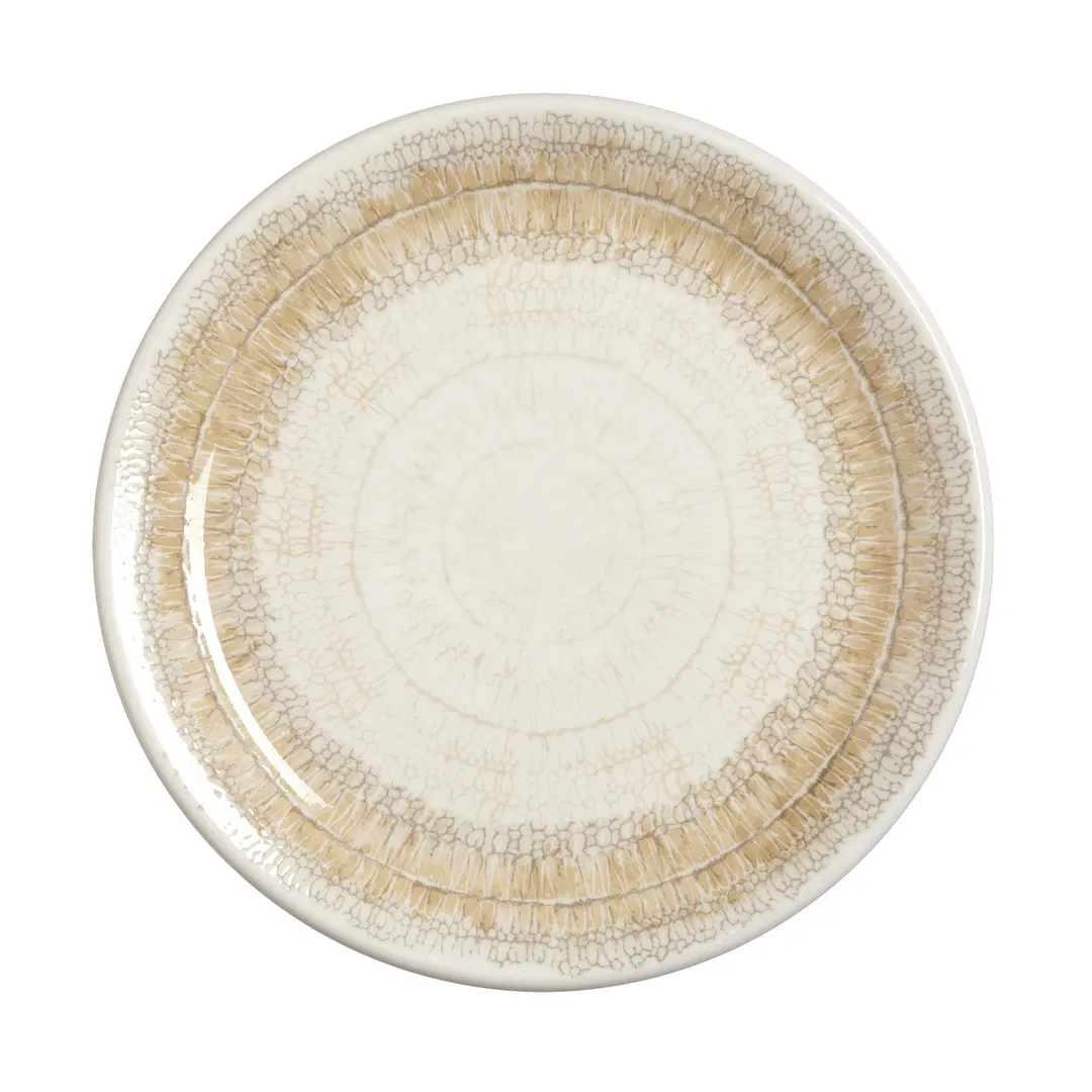 Steelite 17710566 Coupe Plate, 10" Round China, Petra Dune Vitrified, 17 oz - 1 Dozen