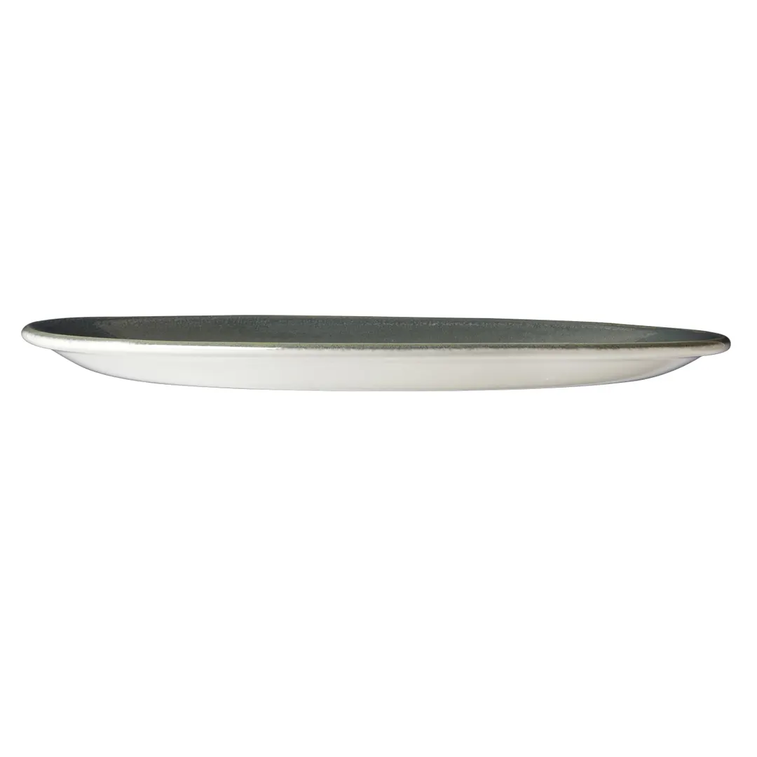 Steelite 17780544 Coupe Plate, 11.0" x 0.75" Jade Round Ceramic, Oven Safe 530°F, 1 Dozen