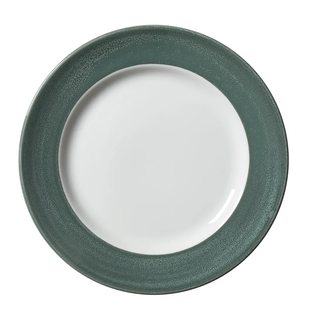Steelite 17930812 - 10.625" Round Jade Ceramic Plate, Alumina Vitrified China - 1 Dozen
