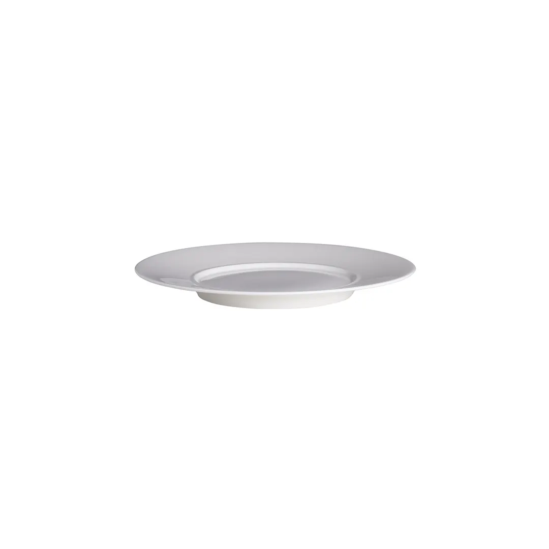 Steelite 41150ST7211 Wing Plate, 8.75" Signature Round Bone China Dinner Plate - 1 Dozen