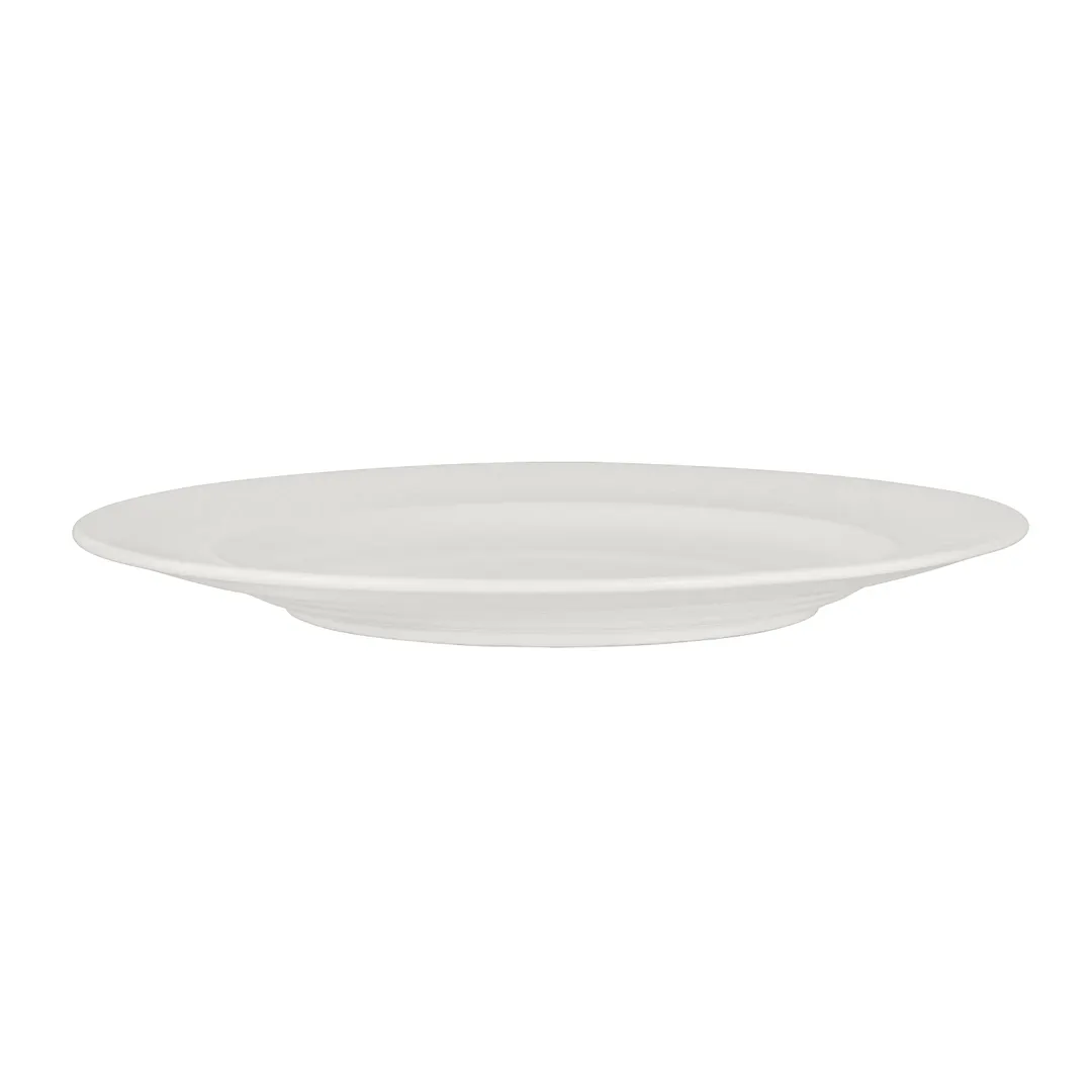 Steelite 4411RF024 Chop Plate, 12" Round Bone China Folio Design, Premium Dinnerware - 6/Case