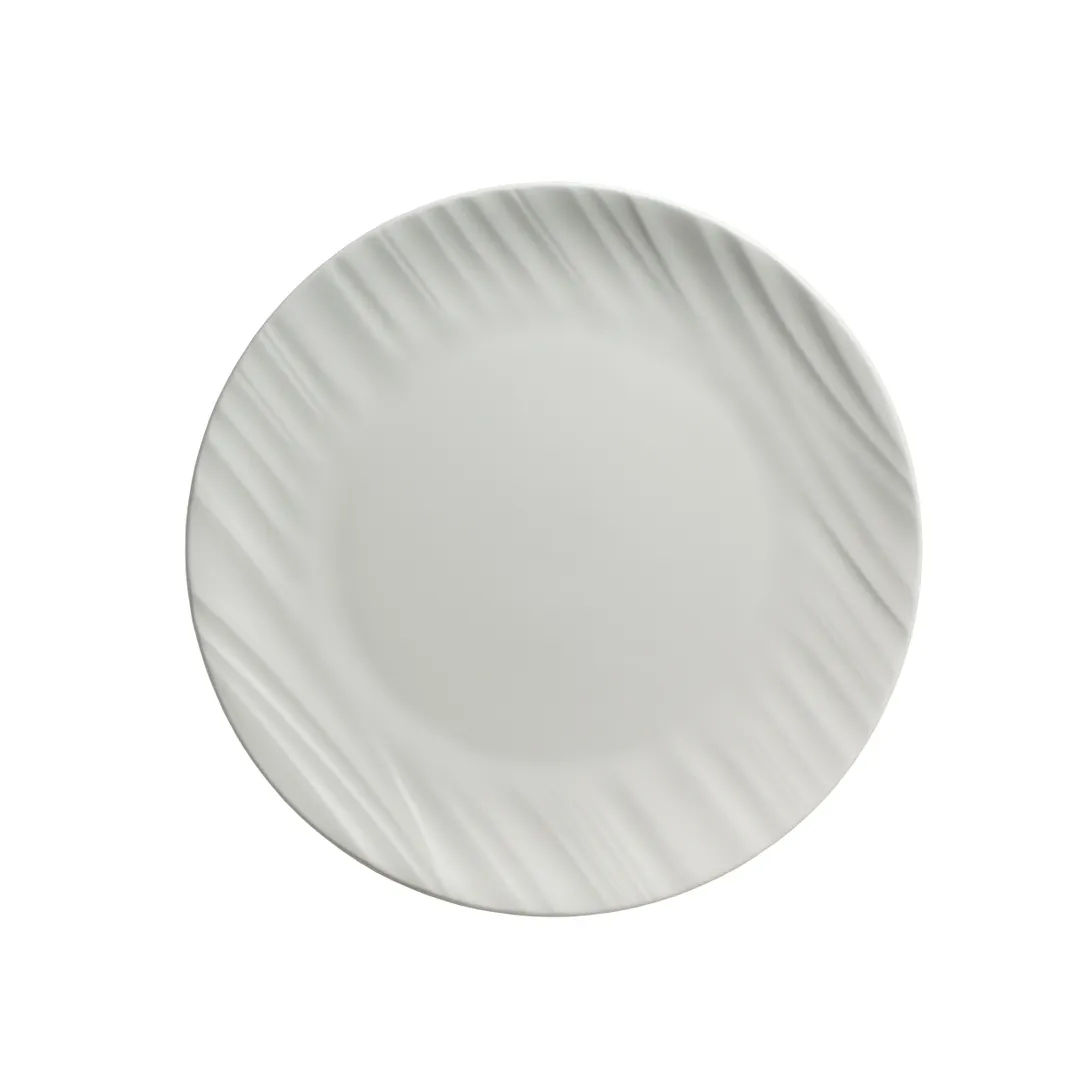 Steelite 4412RF046 - 11" Coupe Rim Round Bone China Plate, Ruche Folio, Dinnerware - 24/Case