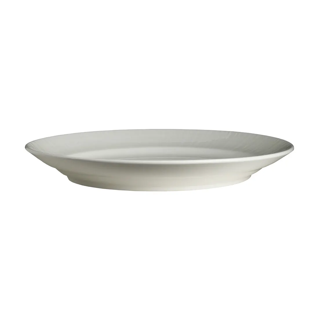 Steelite 4422RF009 - Deep Rim Round Plate, 11" Diameter, Bone China, Lucia Finish - 1 Dozen