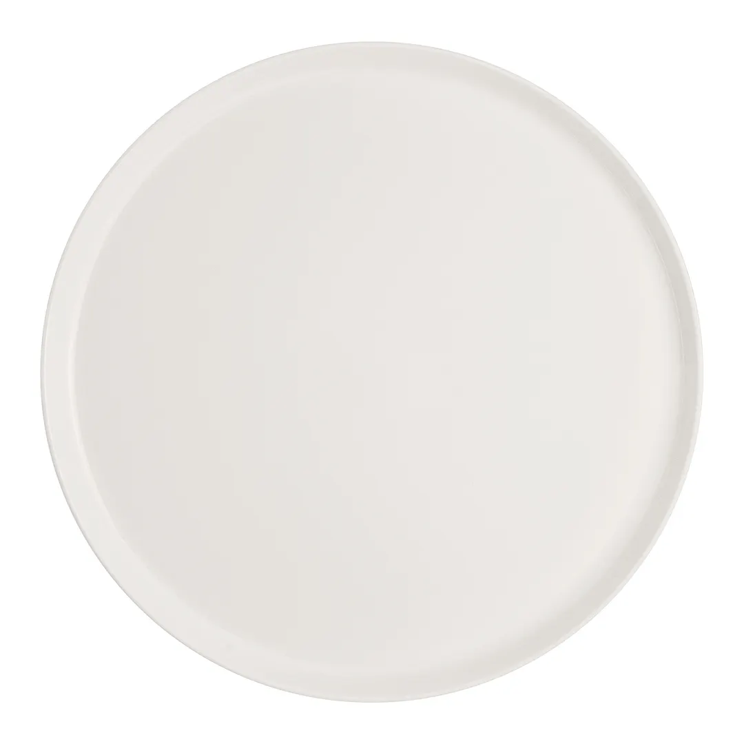 Steelite 51109ST3201 - Round China Tray, 11.375" x 0.75" White, Dishwasher/Oven Safe - 1 Dozen