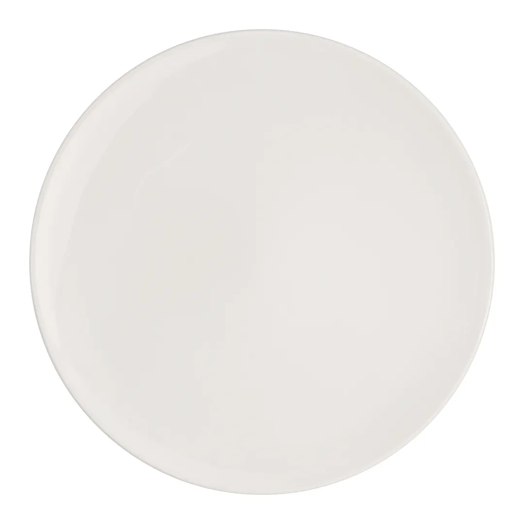 Steelite 51109ST3232 - Round Coupe Tray, 10.25" x 0.75", White Album China, Dishwasher Safe - 1 Dozen