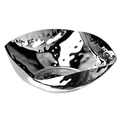Steelite 5360S307 - Square 16 oz (½ Qt) Bowl, 7.25" x 7.25" x 2.75", 18/10 Stainless Steel Accessory