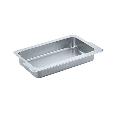 Steelite 5370S544 Water Pan, 8.5 Qt, 23" x 14.625" x 4" Stainless 18/10 for Chafing Dishes