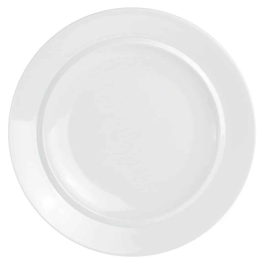 Steelite 61102ST0356 - 8.5" Round Opera Plate, Wide Rim, Porcelain, Oven Safe 500°F - 36/Case