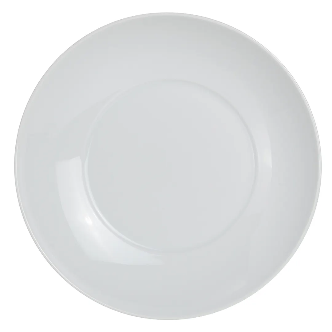 Steelite 61103ST0411 Deep Rim 8" x 1.375" 18 oz Tahara Bone China Plate Oven Safe 500°F - 36/Case