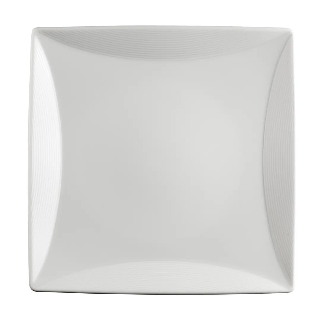 Steelite 61105ST0507 Square Plate, 8.5" x 8.5" Vortex Porcelain, Rim, Oven Safe 500°F - 24/Case