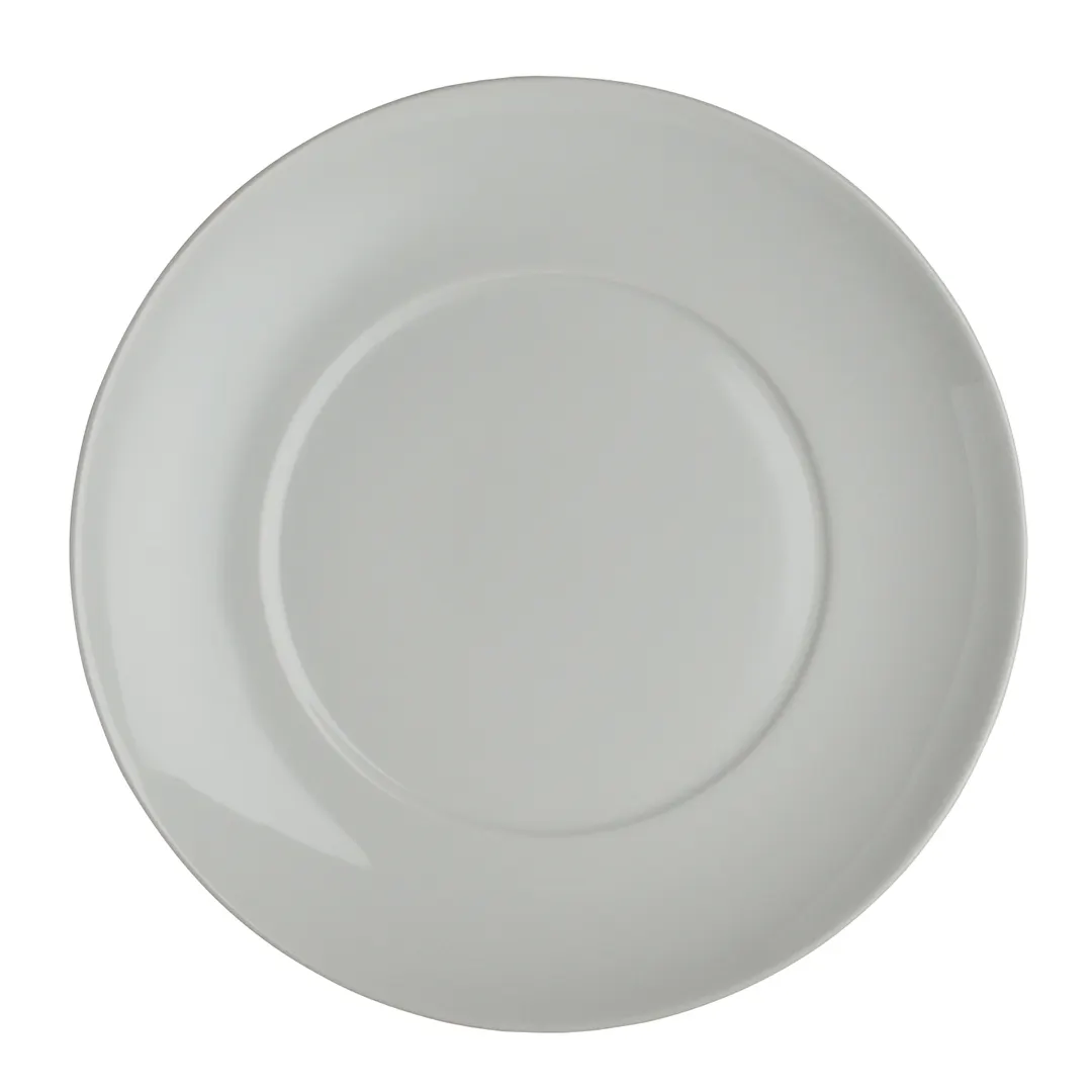 Steelite 61191ST7805 - 10.625" Round Porcelain Dinner Plate, Cool Blue‑White Finish, 1 Dozen