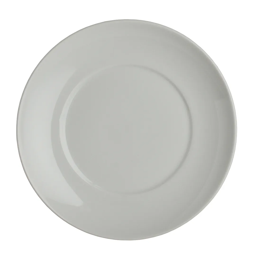 Steelite 61191ST7808 Essence Round China Plate, 6.75" Cool Blue-White Porcelain, - 1 Dozen