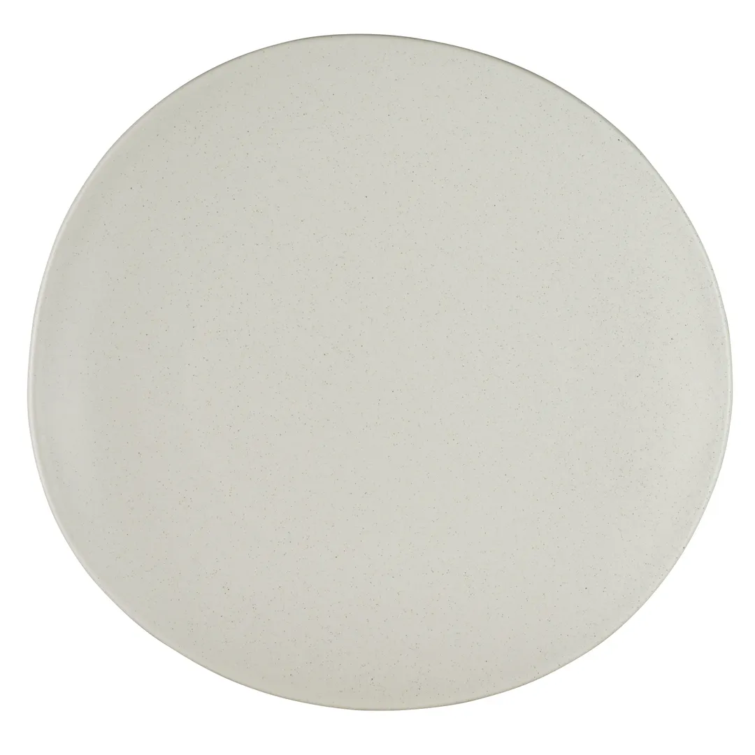 Steelite 6120RG095 Organic Coupe Plate, 11" Porcelain with Coupe Rim, Oven Safe to 425°F - 1 Dozen