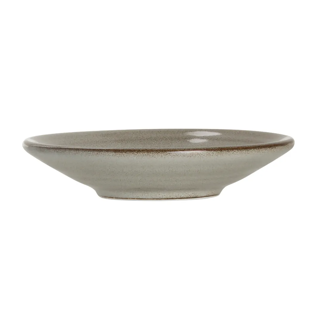 Steelite 6121RG001 - Coupe Dish Plate, 5" Round Porcelain, Coupe Rim, Oven Safe To 425°F - 24/Case