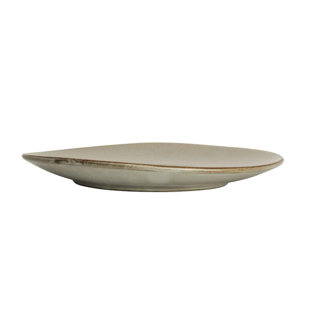 Steelite 6121RG096 - Organic Coupe Plate, 9.25" Round Porcelain, Rim, Oven Safe to 425°F - 24/Case