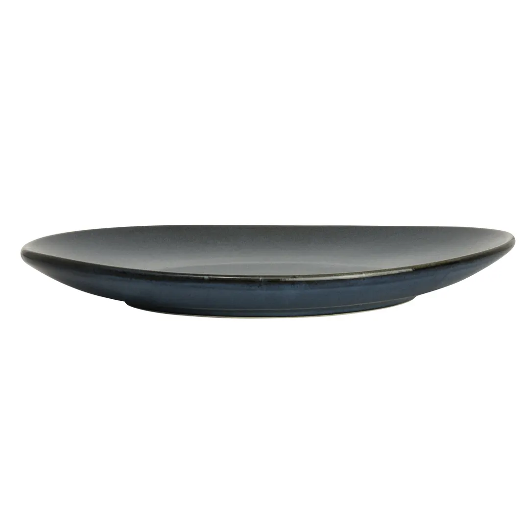 Steelite 6124RG096 Coupe Plate, 9.25" Storm Porcelain Round, Coupe Rim, Oven Safe to 425°F - 24/Case