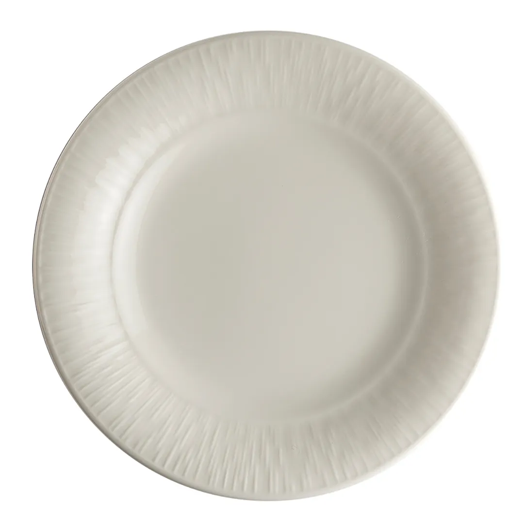 Steelite 62104ST1031 Bloom Round Plate 10.625" Diameter Porcelain Rim Oven Safe to 500°F - 1 Dozen