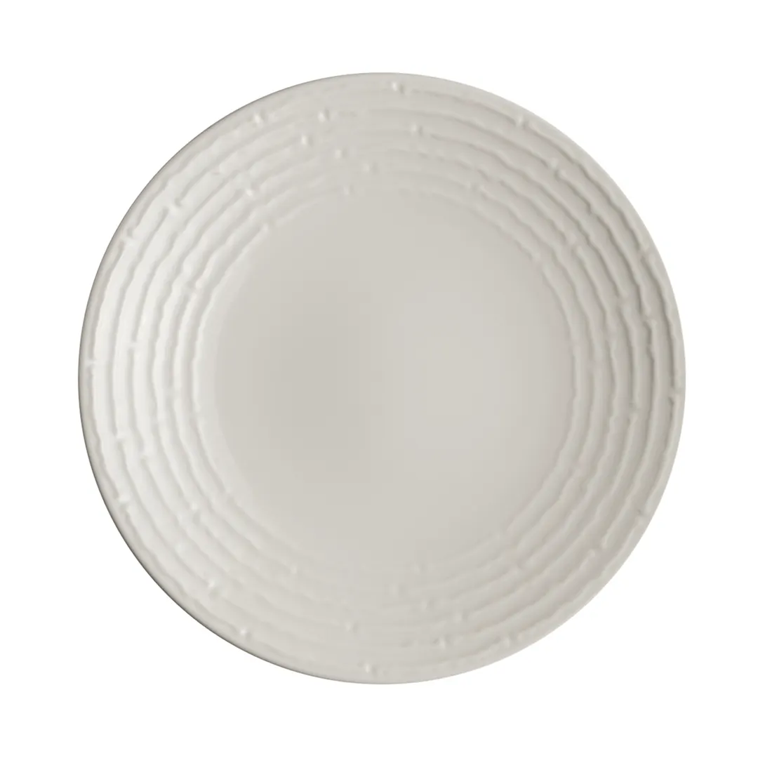 Steelite 62105ST1005 - 6.5" Round Porcelain Plate, Oven‑Safe to 500°F, Classic Design - 36/Case