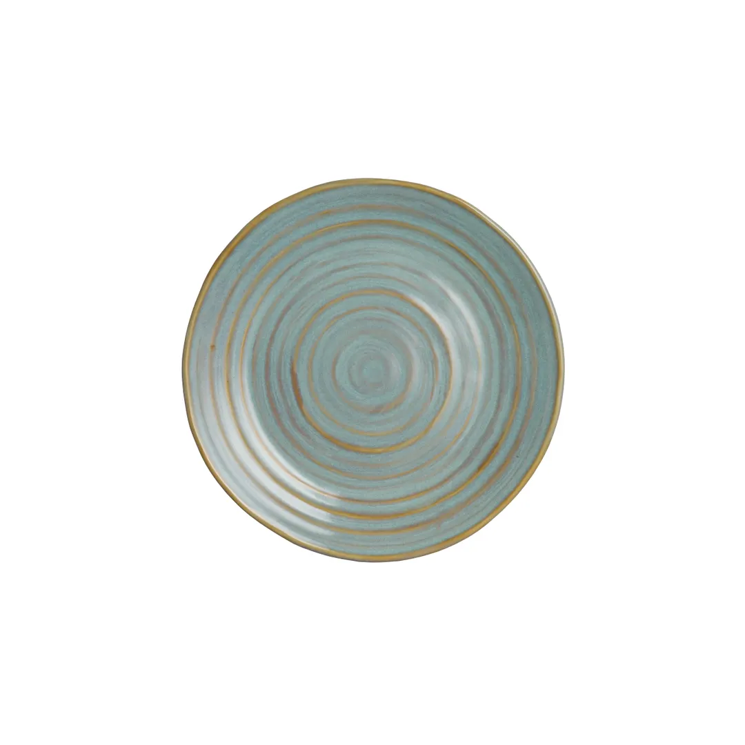 Steelite 6211FA003 - 6" Azores Mar Folio Round Porcelain Plate, 6" Diameter, White Finish - 1 Dozen