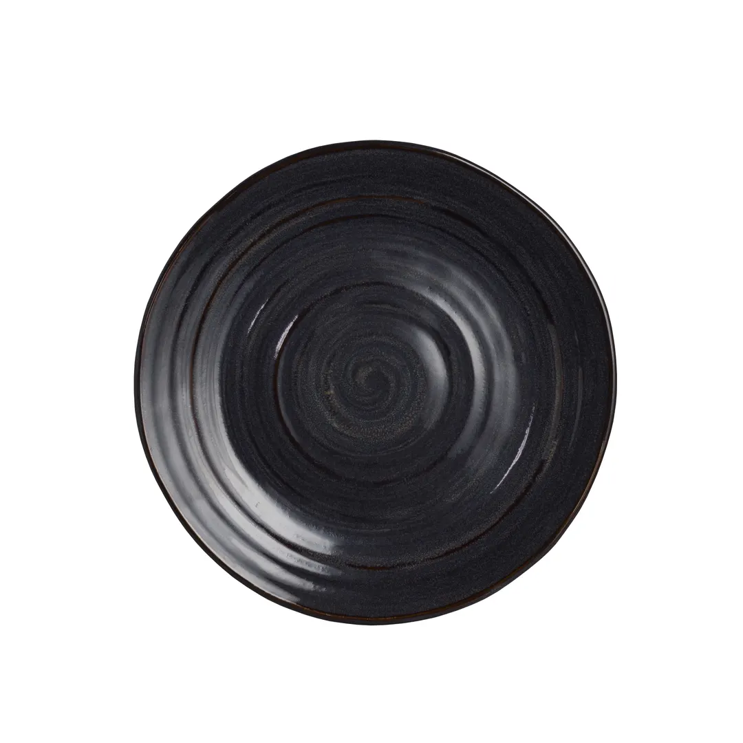 Steelite 6213FA002 8.5" Round Porcelain China Dinner Plate, Azores Caldeira Folio Design - 1 Dozen