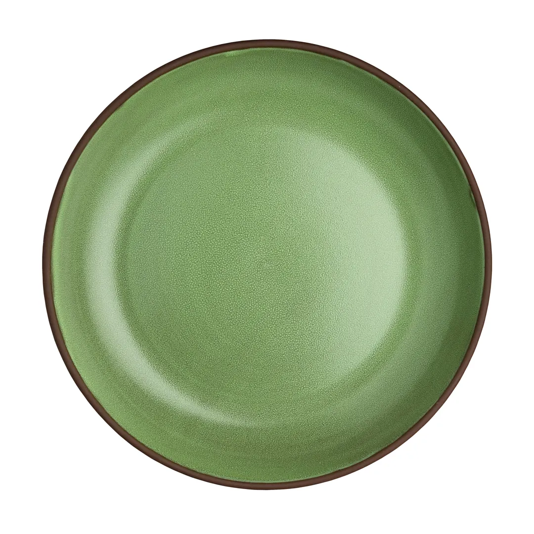 Steelite 6213RT001 Rim Plate, 8.75" x 1.5", 30 oz, Spice Cardamom, Oven Safe to 425°F, - 1 Dozen
