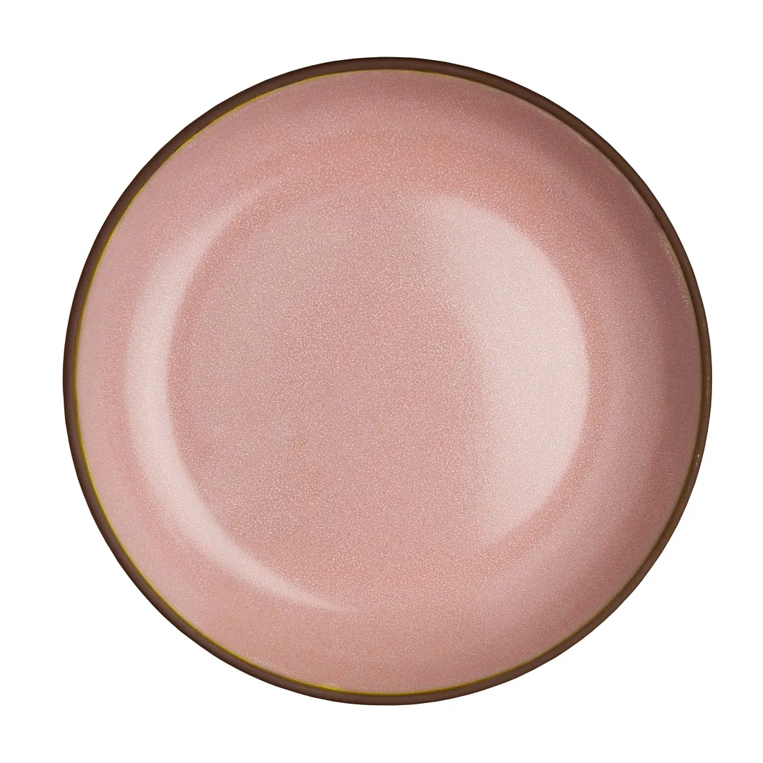 Steelite 6215RT001 Plate, 30 oz, 8.75" x 1.5", Pink Peppercorn Porcelain Oven‑Safe 425°F - 1 Dozen