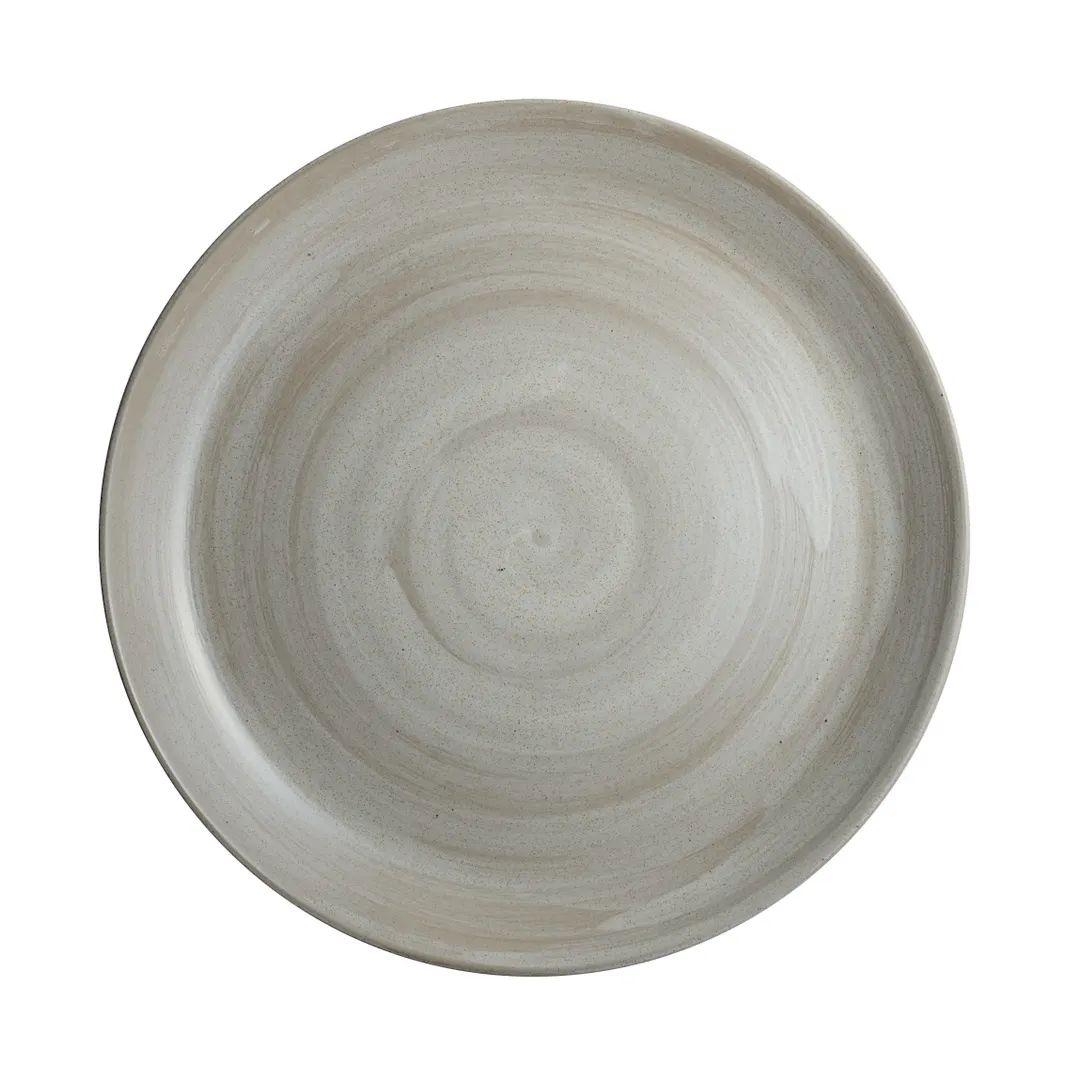 Steelite 6219RT020 - Coupe Stoneware Plate, 10.625" x 1.0", Carnaby Dove, Oven Safe 425°F - 24/Case