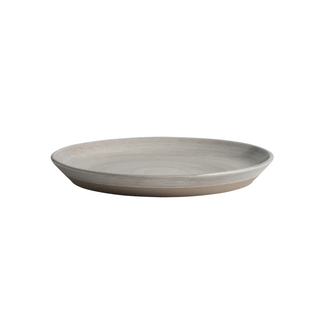 Steelite 6219RT021 Coupe Plate 8.625" x 1.0" Carnaby Dove Stoneware Oven Safe 425°F/217°C - 24/Case
