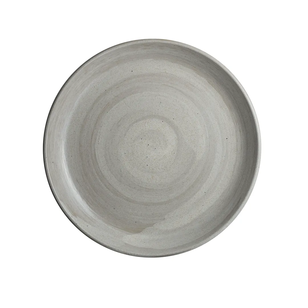 Steelite 6219RT021 Coupe Plate 8.625" x 1.0" Carnaby Dove Stoneware Oven Safe 425°F/217°C - 24/Case