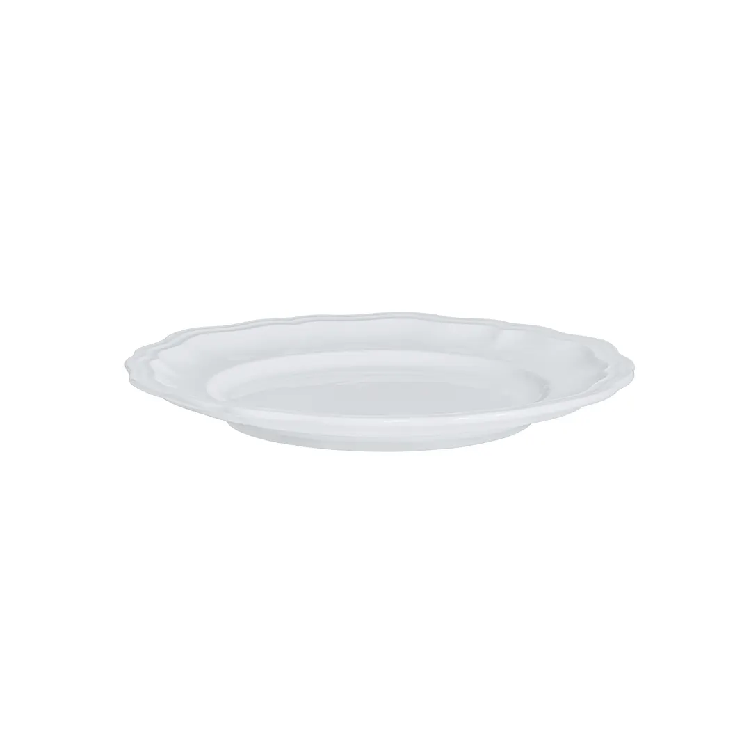 Steelite 6252FP811 Rim Plate Adelina Folio Round Porcelain Dinner Plate 10.25" - 1 Dozen