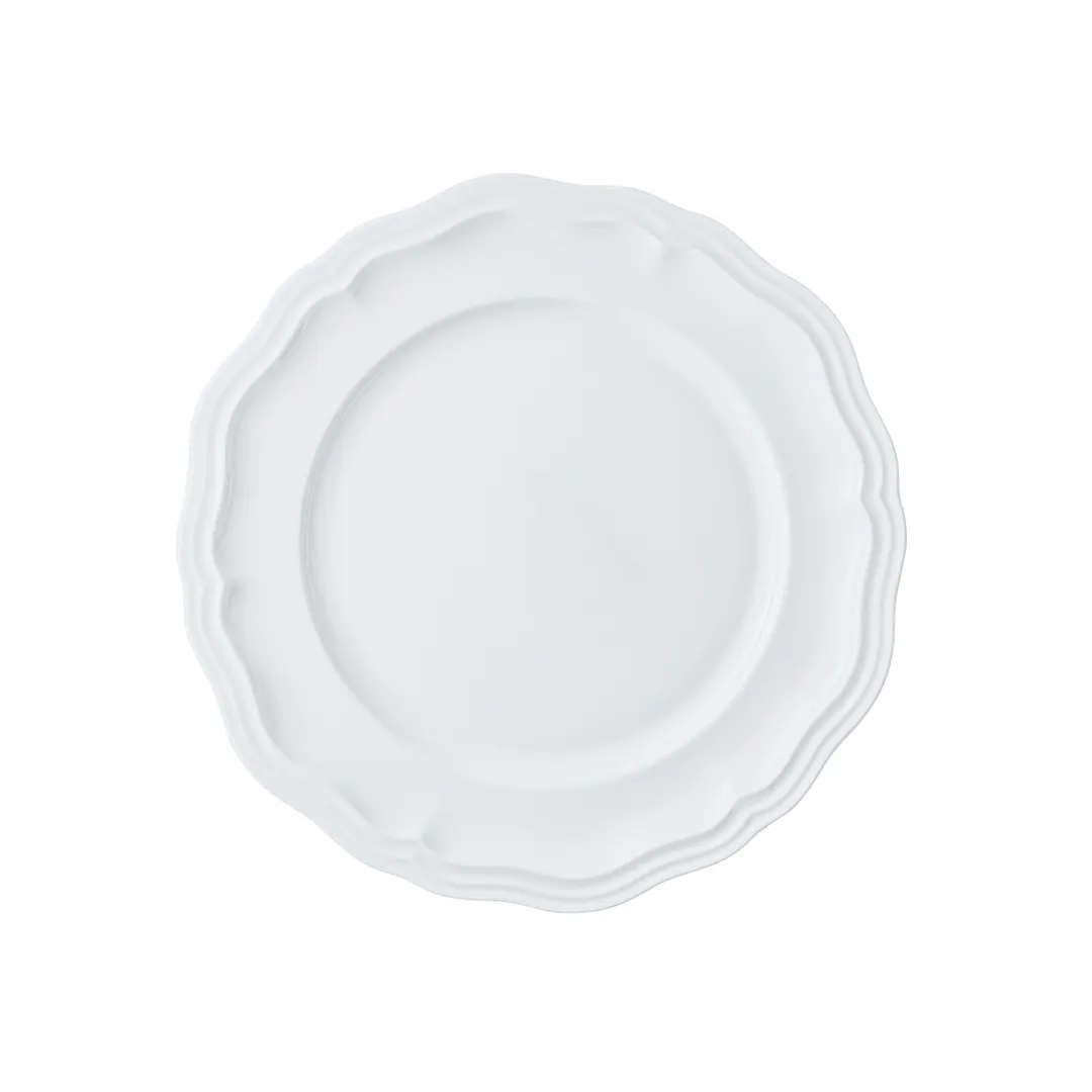 Steelite 6252FP811 Rim Plate Adelina Folio Round Porcelain Dinner Plate 10.25" - 1 Dozen
