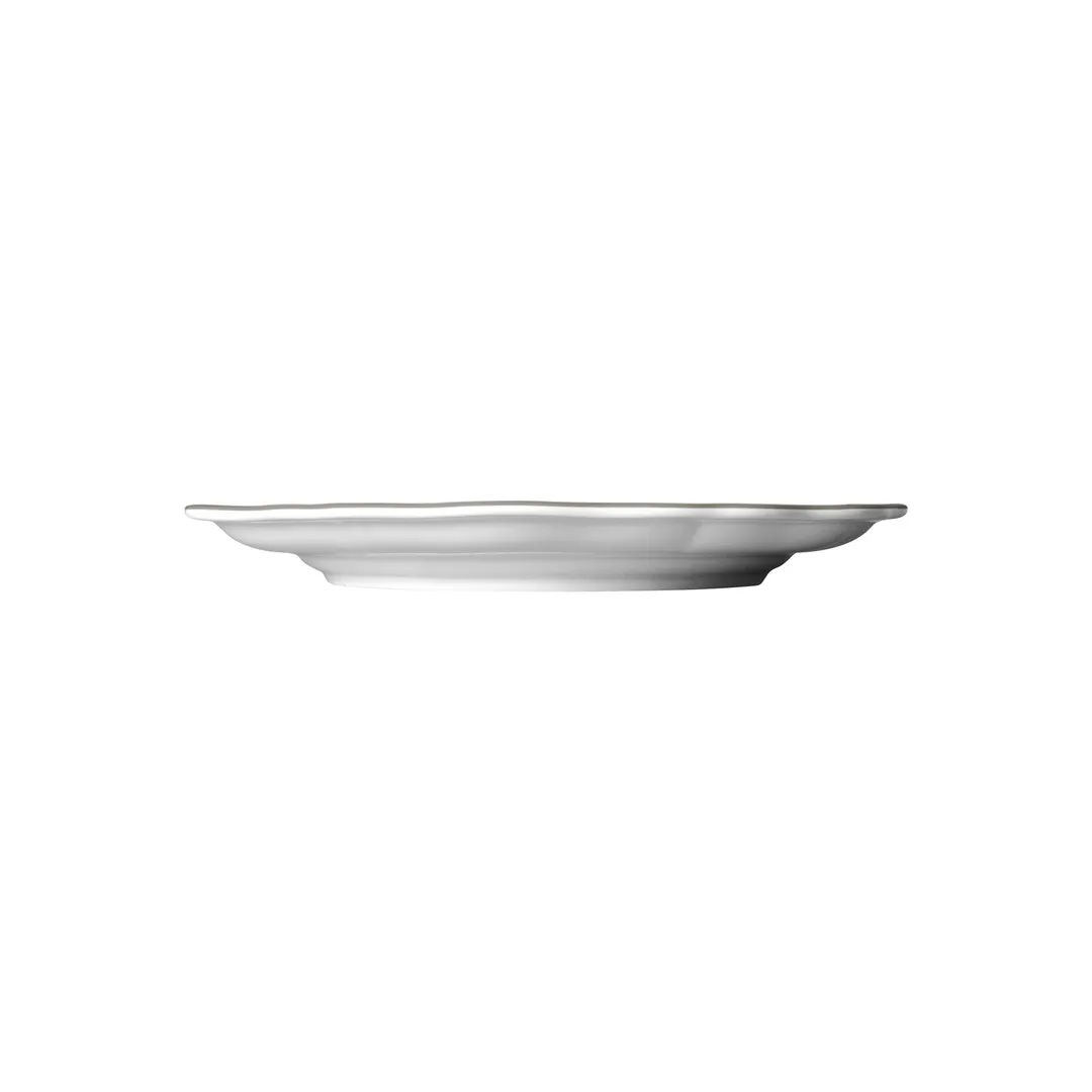 Steelite 62536FP812 - 9" Round Porcelain Plate, Adelina Marisa Slate Folio Scalloped, 1 Dozen