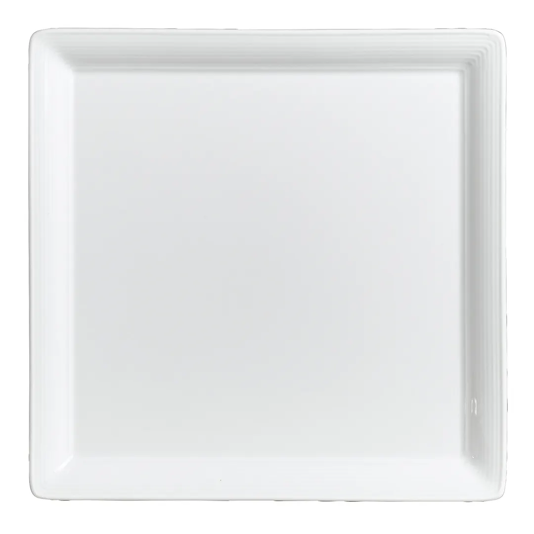 Steelite 6300P089 - Square Porcelain Tray, Aura Finish 8.625" x 8.625", Oven Safe to 465°F - 24/Case