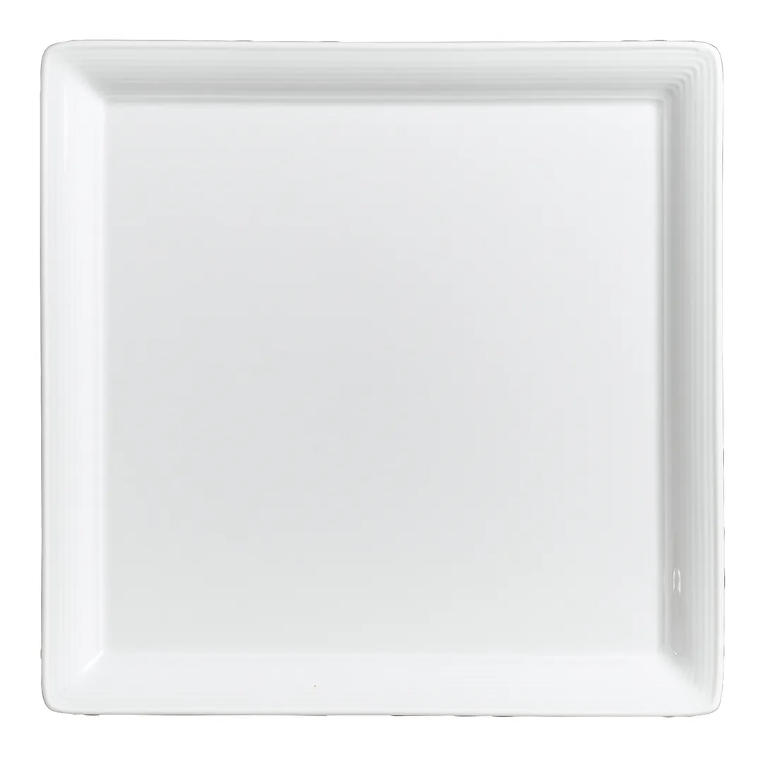 Steelite 6300P090 - Square Porcelain Tray, 6.25" x 6.25", Aura Finish, Oven Safe to 465°F - 24/Case