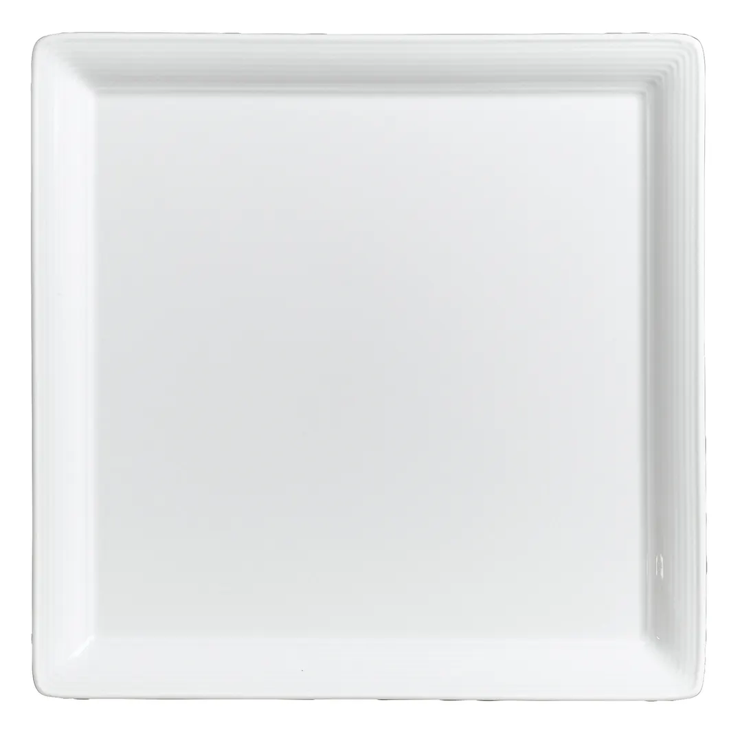 Steelite 6300P108 - Square Porcelain Tray, Aura Finish, 10.25" x 10.25", Safe 465°F/239°C - 24/Case