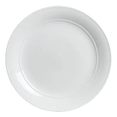 Steelite 6300P305 Banquet Plate, 6.75" Round Porcelain, Medium Rim, Aura Finish - 24/Case