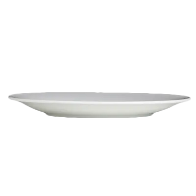 Steelite 6300P307 - Aura 11.25" Round Porcelain Plate, Medium Rim, Oven Safe to 465°F - 1 Dozen