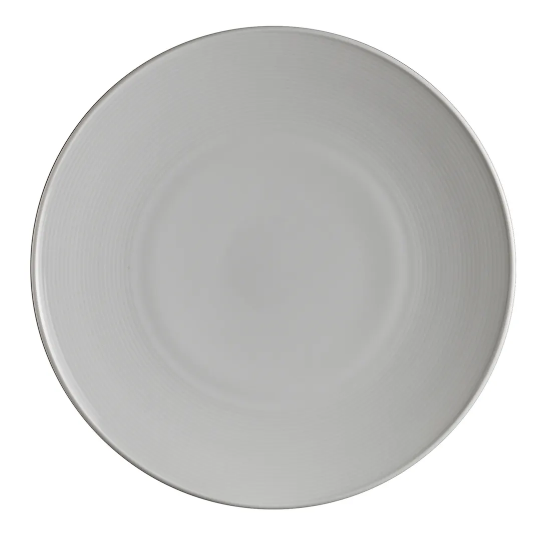 Steelite 6300P593 - 11.25" Coupe Rim Round Porcelain Plate Aura, Oven Safe to 465°F - 1 Dozen