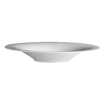Steelite 6300P594 - Aura Porcelain Round Pasta Plate, 11.25" Diameter, 5.75 oz, Deep Rim - 1 Dozen