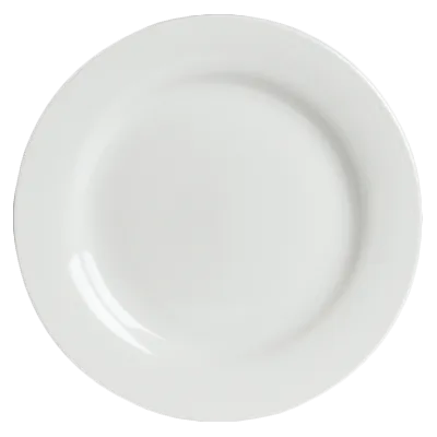Steelite 6306P702 Concerto Dinner Plate, 10.625" Porcelain, Wide Rim, Oven Safe 465°F - 24/Case