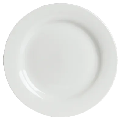 Steelite 6306P705 - Concerto China Plate, 6.25" Porcelain, Wide Rim, Oven Safe to 465°F - 24/Case