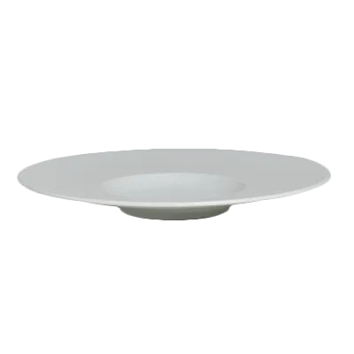 Steelite 6314P1005 Round Plate, 10.63" Porcelain with Wide Rim, Oven Safe to 465°F - 1 Dozen