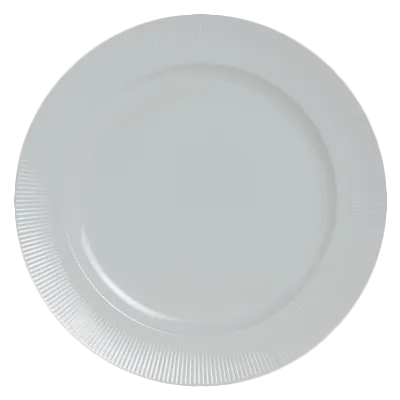 Steelite 6314P1010 12" Round Porcelain Plate, Wide Rim, Oven Safe to 465°F, Sonata Style - 6/Case