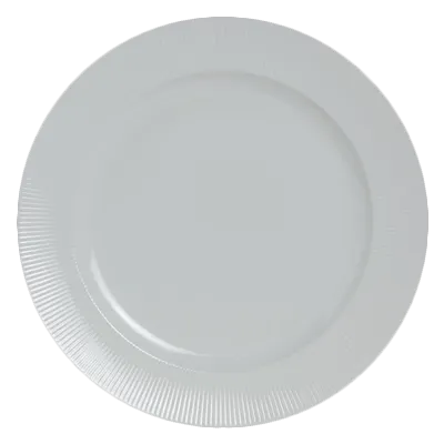 Steelite 6314P1012 Dinner Plate, 10.625" Round Porcelain with Wide Rim, Oven Safe to 465°F - 24/Case