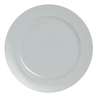 Steelite 6314P1013 9.5" Round Porcelain Salad Plate, Wide Rim, Oven Safe to 465°F, Sonata - 24/Case