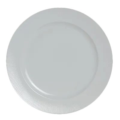 Steelite 6314P1015 - 6.75" Round Porcelain Plate, Wide Rim, Oven Safe to 465°F - 24/Case