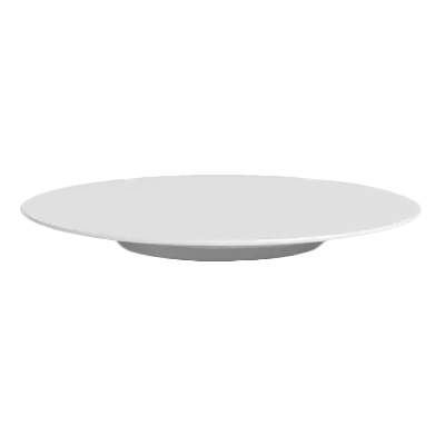 Steelite 6314P1024 - 6.75" Coupe Rim Round Porcelain Plate, Oven Safe to 465°F, Sonata - 24/Case