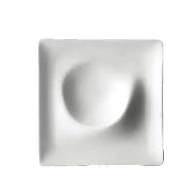 Steelite 6315P1207 - Porcelain Square Plate 7.75" x 7.75", Narrow Rim, Oven Safe To 465°F - 1 Dozen